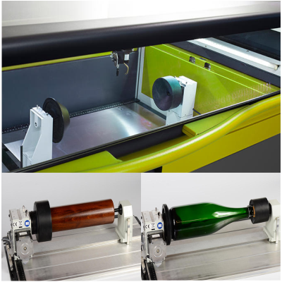 Laser cylindrical attachment